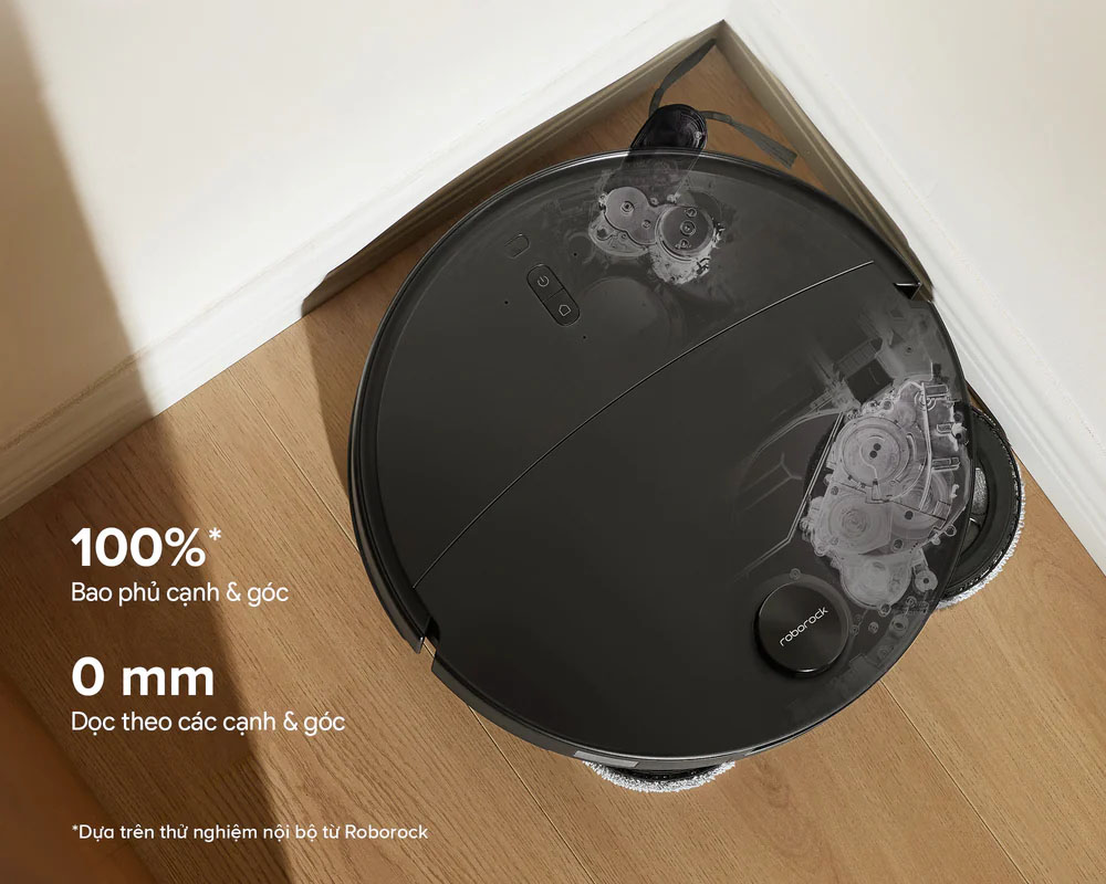 Robot Hút Bụi Roborock Qrevo Edge 2 có chổi và giẻ lau tự vươn ra