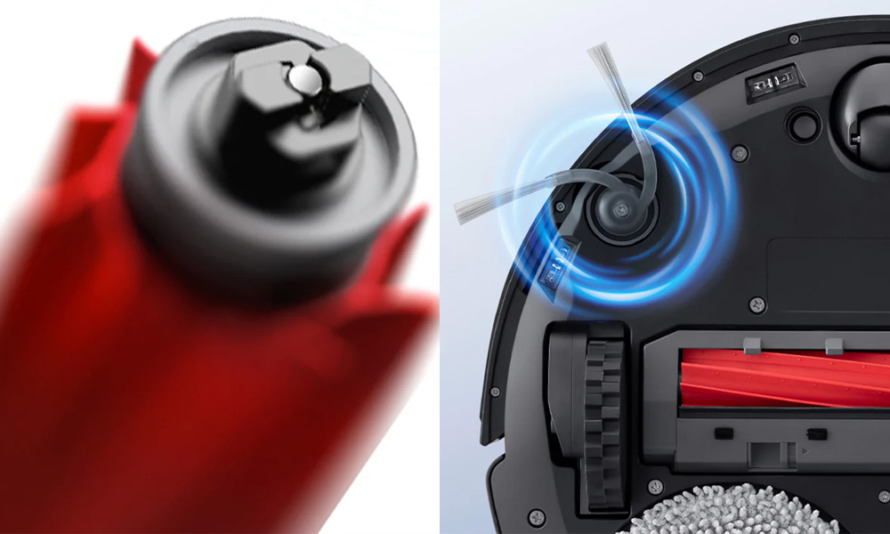Robot Hút Bụi Roborock Qrevo S Pro có thiết kế chống rối hiệu quả