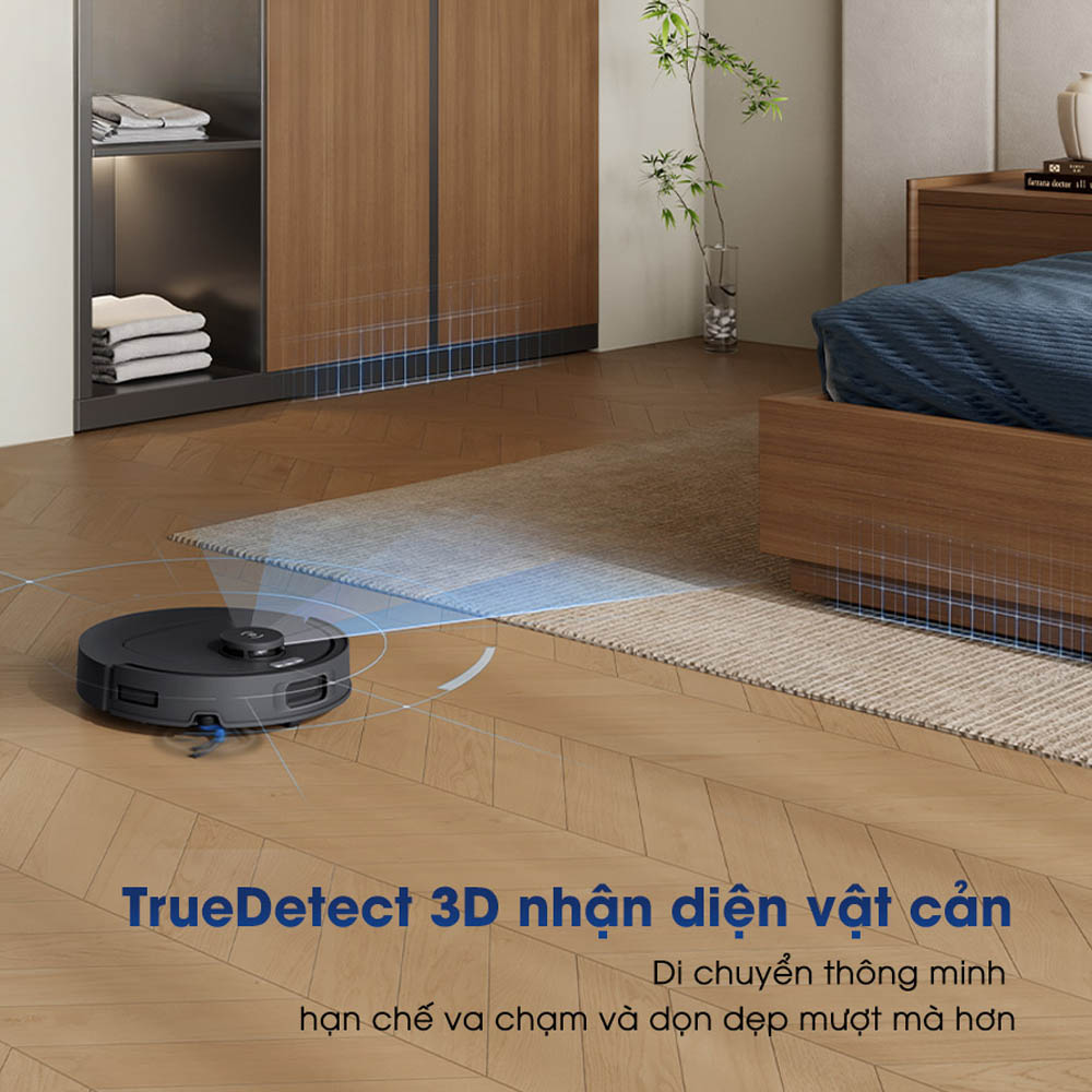 Robot Hút Bụi Ecovacs T30C Prime Omni nhận diện vật thể chính xác