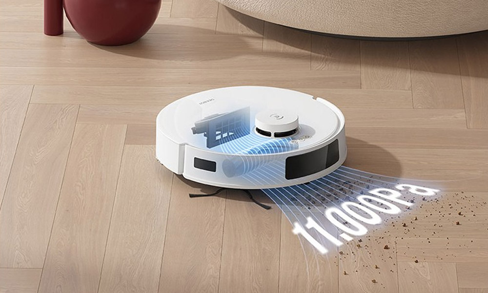 Robot Hút Bụi Thông Minh Ecovacs T30e Pro Omni có lực hút mạnh mẽ