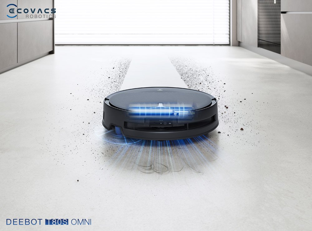 Robot Hút Bụi Thông Minh Ecovacs T80S OMNI có lực hút mạnh mẽ
