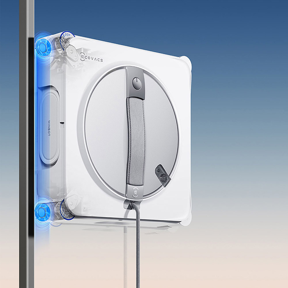 Robot lau kính Ecovacs W2S Omni được tích hợp công nghệ TruEdge