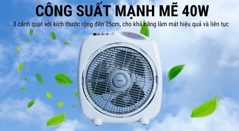 Senko BD1012 hoạt động với công suất mạnh mẽ 40W