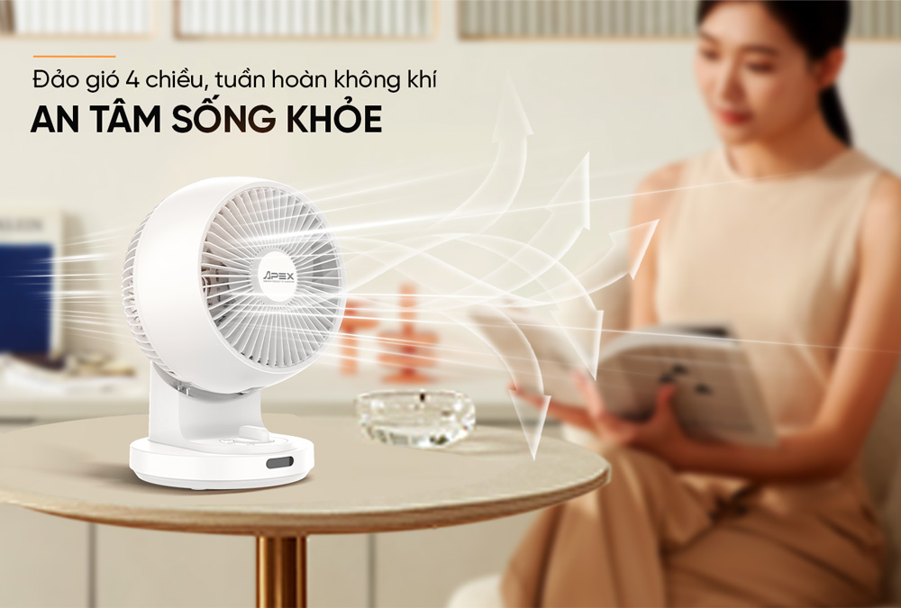 Sunhouse Apex APF7310W duy trì cảm giác mát mẻ cả ngày 