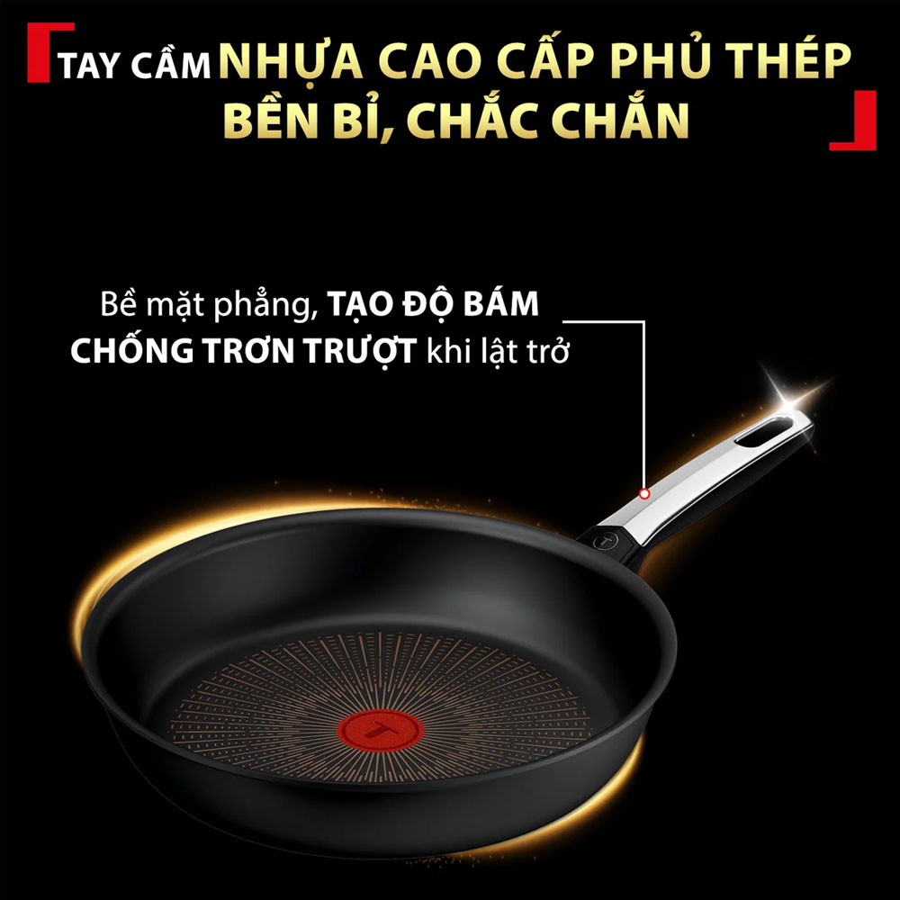 Tefal Excellence Fusion G3380402 sở hữu tay cầm chắc chắn