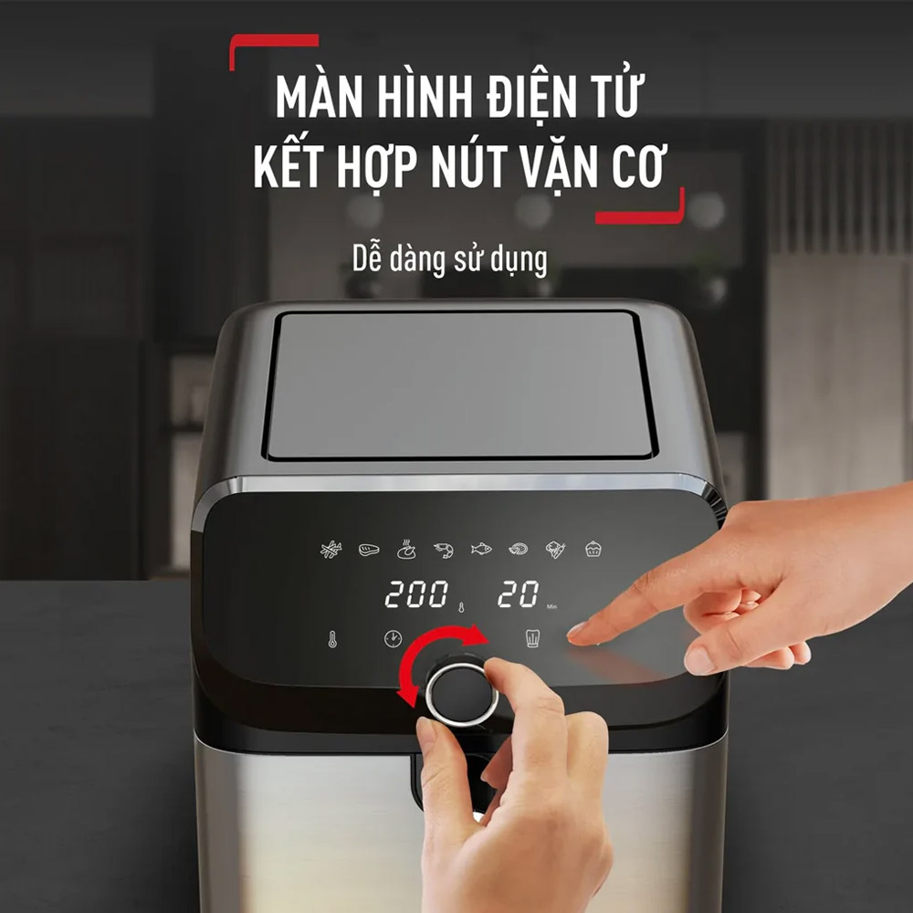 Bảng điều khiển nút xoay kết hợp màn hình hiển thị 