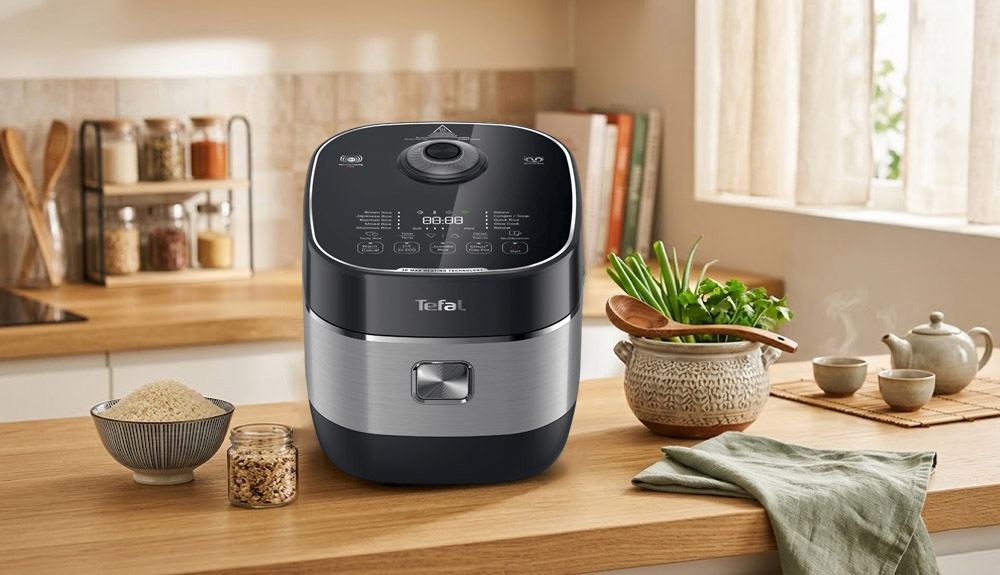 Bảng điều khiển cảm ứng hiện đại, có màn hình hiển thị rõ nét 