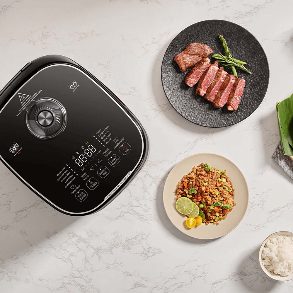 Nồi Cơm Cao Tần Tefal Rice Master Max RK819868 có công suất 1400W