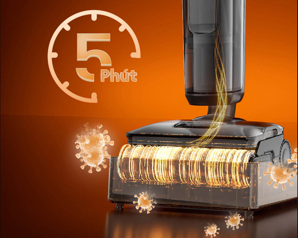 Tineco Floor One S7 Steam diệt khuẩn và khử mùi