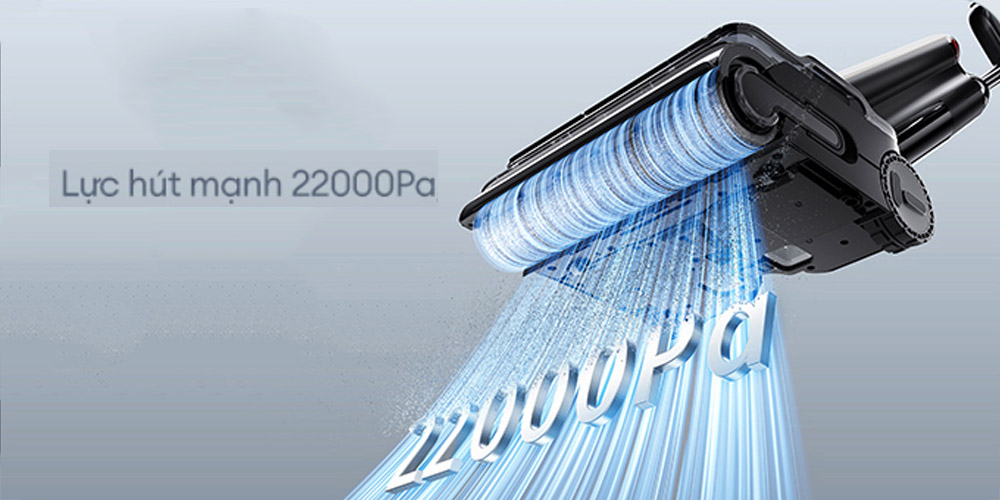 Tineco Floor One S9 Artist Steam Pro làm sạch hiệu quả với lực hút mạnh