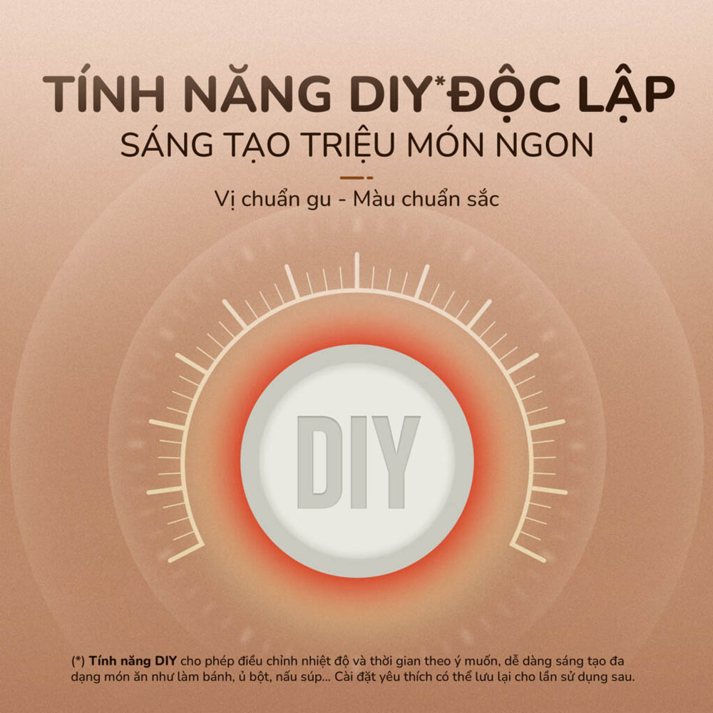 Nồi Cơm Điện Tử Unie URC612 1.2 Lít tích hợp chế độ DIY