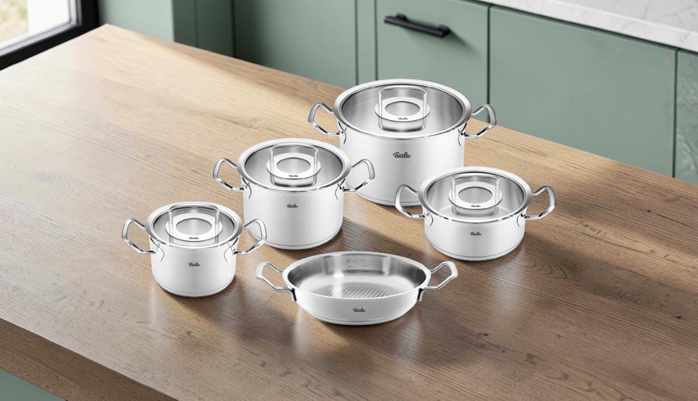 Fissler Original-Profi Nắp Kính Kèm Chảo 2 Quai làm từ thép không gỉ 18/10
