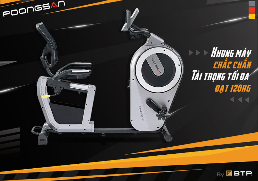Xe Đạp Tập Poongsan PM-804 có tải trọng 120kg