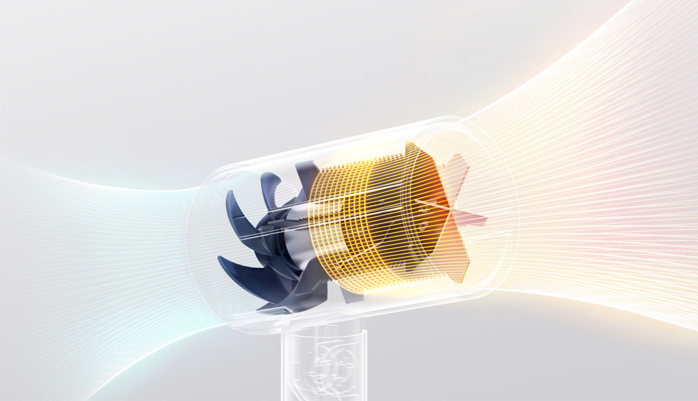 Xiaomi Compact Hair Dryer H101 EU có công suất mạnh mẽ 1600W