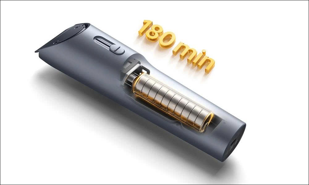 Xiaomi Hair Clipper 2 (BHR8999GL) trang bị pin dung lượng lớn