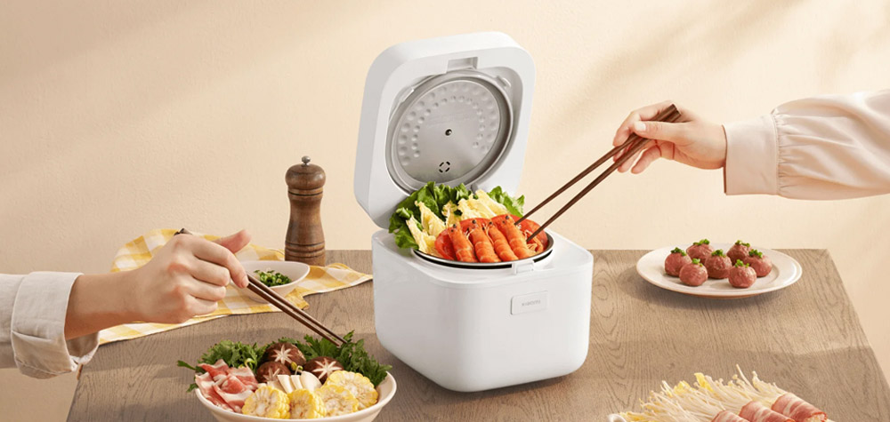 Xiaomi Multifunctional Rice Cooker (BHR9175VN) nấu cơm chín đều 