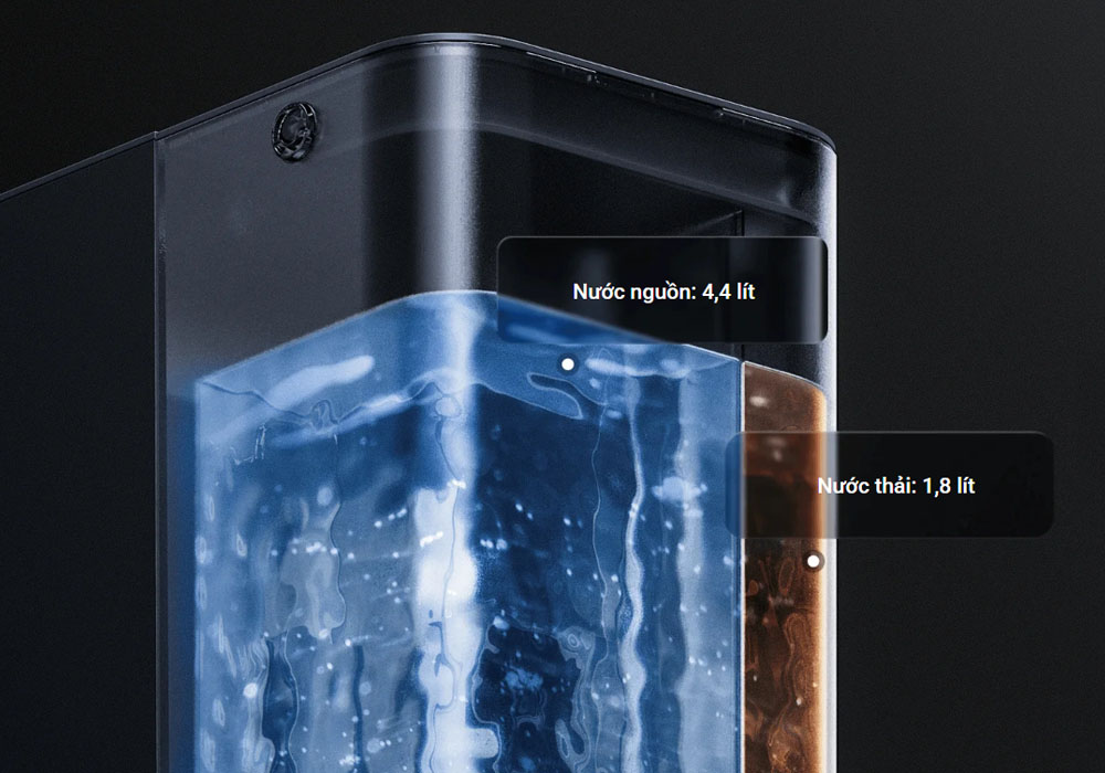 Xiaomi Smart Filtered Water Dispenser Pro EU có tổng bình chưa 6.2L
