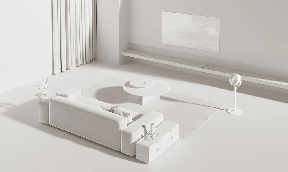 Xiaomi Smart Standing Air Circulation Fan EU có 100 cấp độ gió linh hoạt