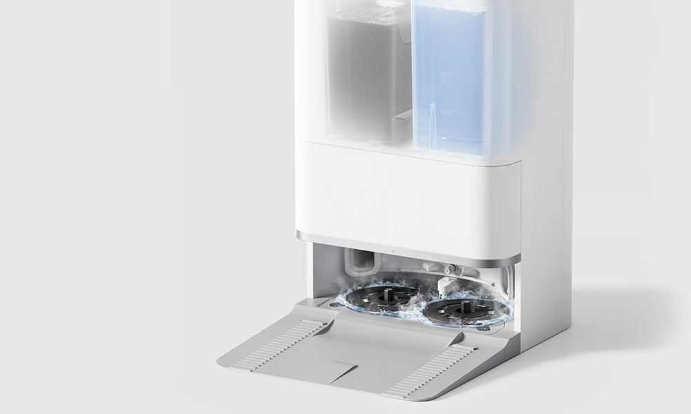 Xiaomi Vacuum 5 EU có hệ thống tự động giặt và sấy khô giẻ lau