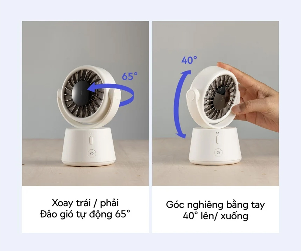 Khả năng xoay đảo chiều và gập lên xuống linh hoạt