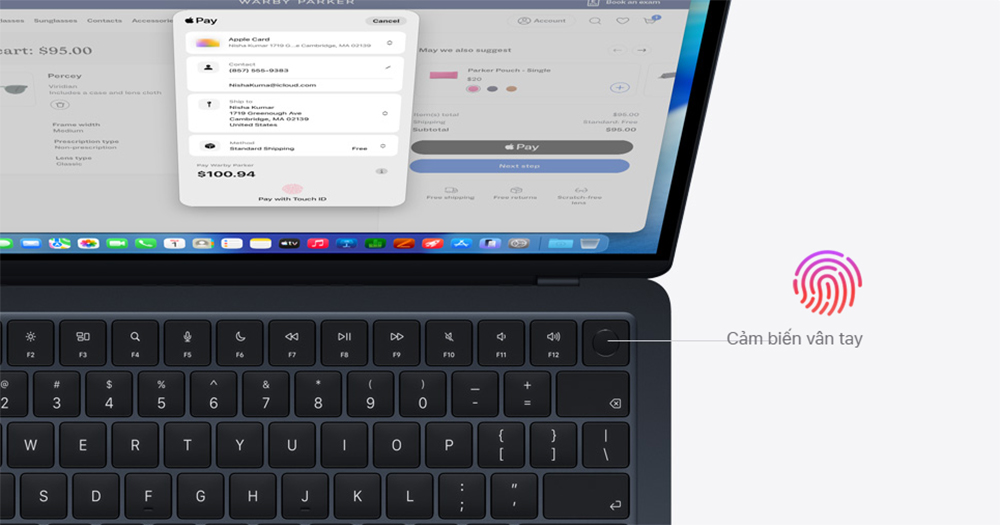 Touch ID bảo mật nhanh chóng và an toàn