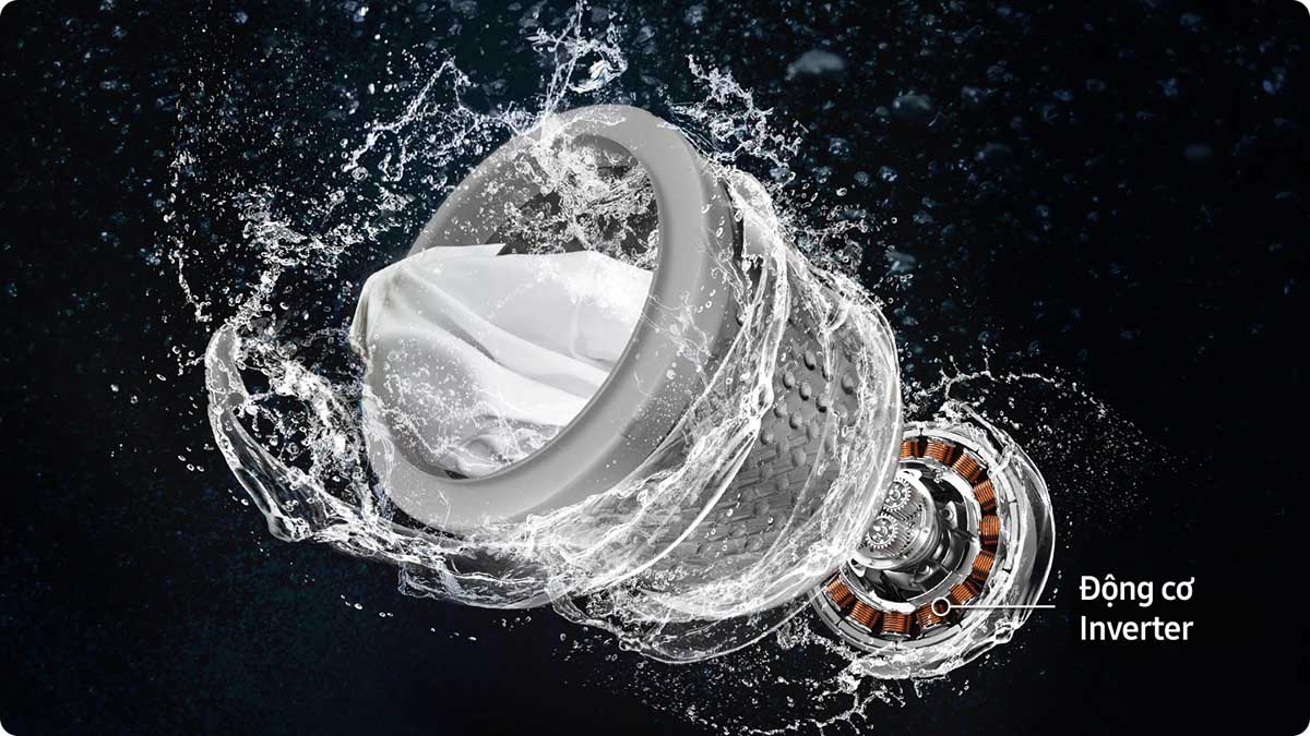 Công nghệ Inverter trên Máy Giặt Samsung WA23A8377GV