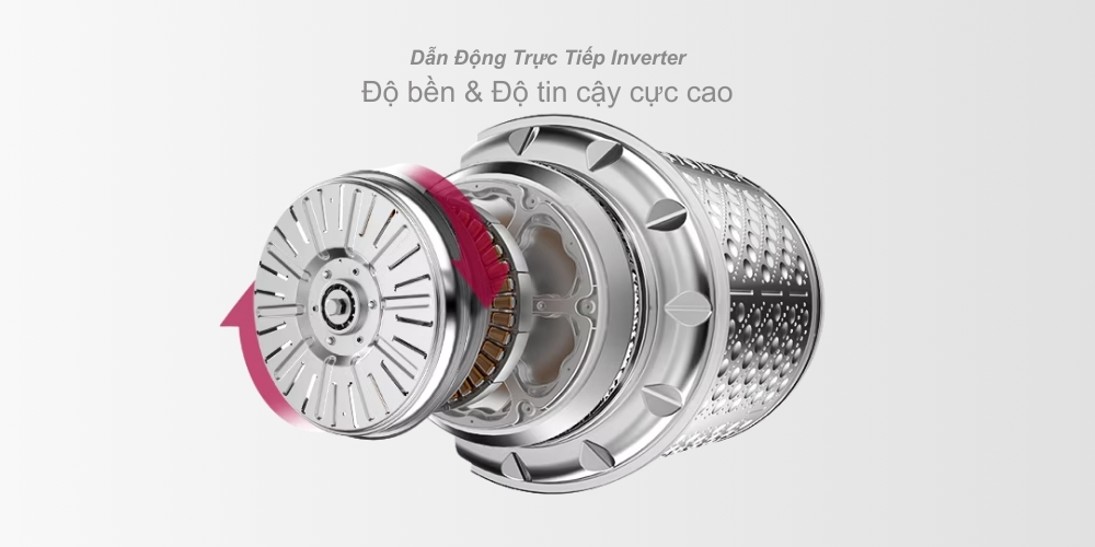 LG CWG27MDQRS vận hành êm ái, tiết kiệm điện năng