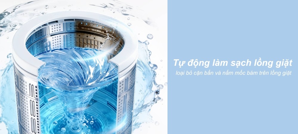 Máy Giặt 11 Kg ES-TN111EN-DG tự động làm sạch lồng giặt