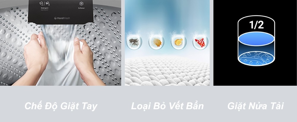 Máy Giặt 13.5 Kg LTL H3MVW0T GG với nhiều chương trình giặt đa dạng
