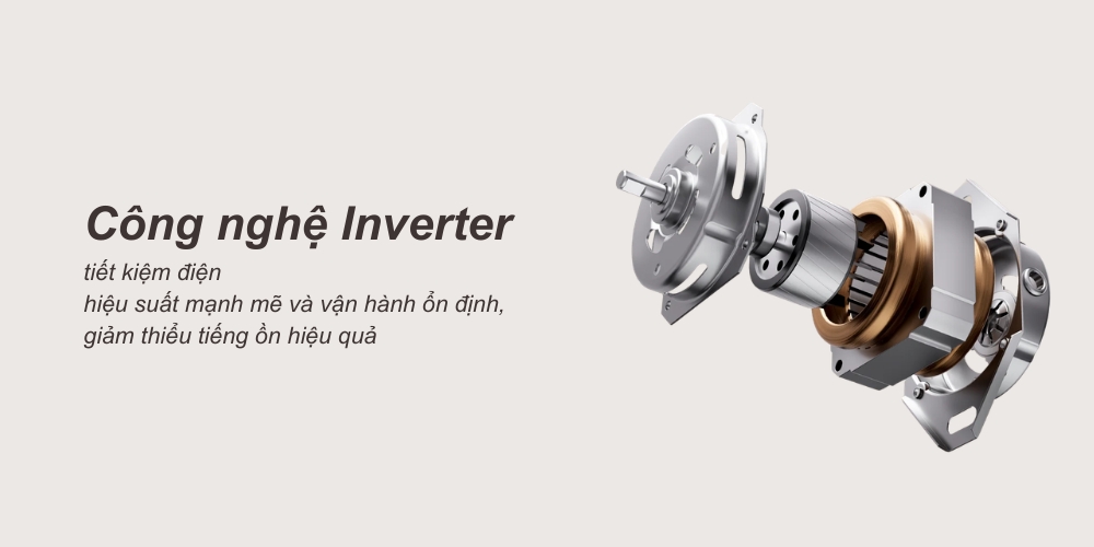 Máy Giặt Inverter TW130MJA08VN vận hành êm ái và tiết kiệm điện