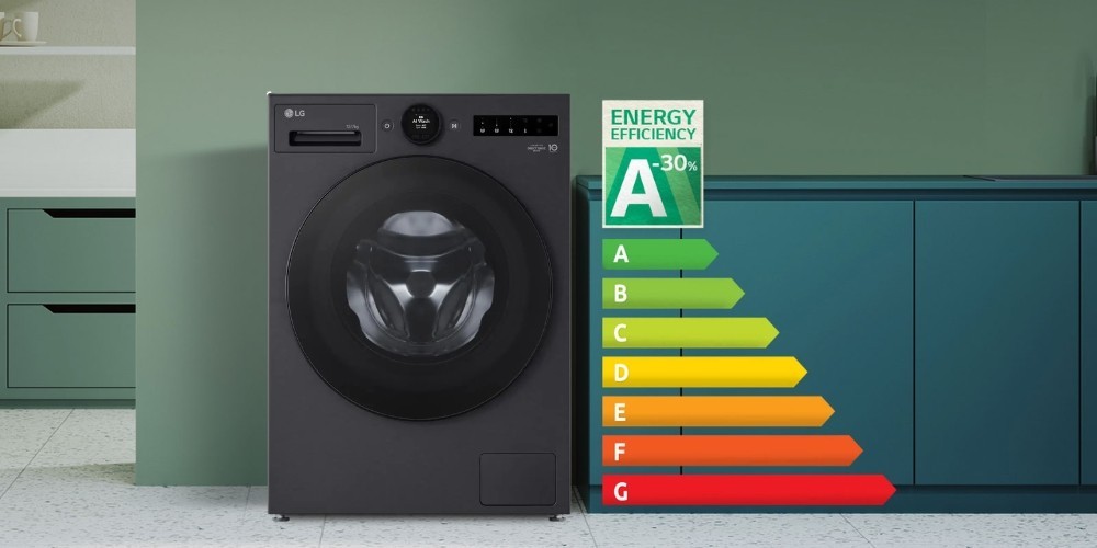 Máy Giặt LG Inverter FX1412R3KA tối ưu điện năng tiêu thụ