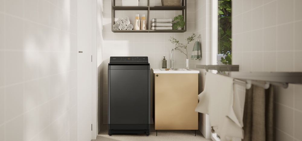 Máy Giặt NA-FJ105X1BV sở hữu thiết kế tinh gọn, hiện đại và sang trọng