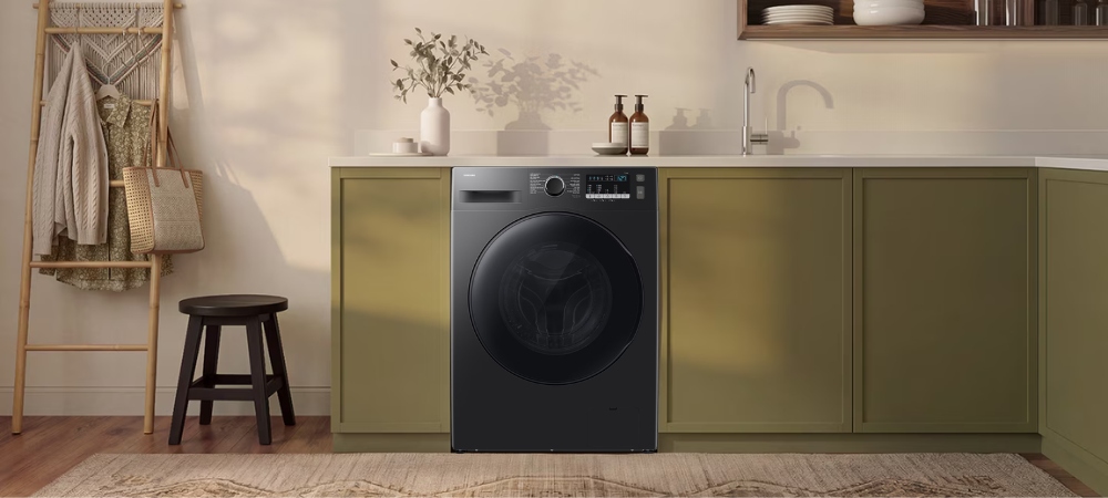 Máy Giặt Sấy 10/6 Kg WD10HG4U04BBSV thiết kế cửa trước