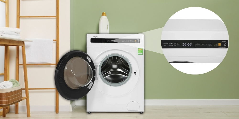 Máy giặt sấy Inverter WWEB10702FW tiết kiệm không gian và thời gian