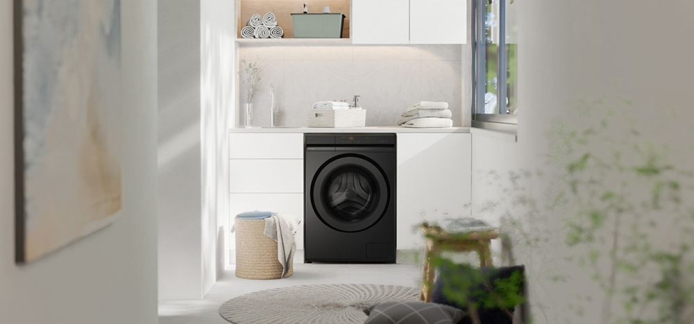 Máy Giặt Sấy Panasonic NA-S20DG1BVT sở hữu thiết kế tinh gọn, tiện lợi