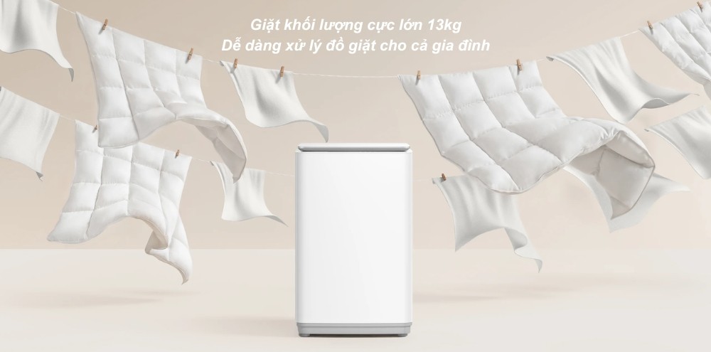Máy Giặt TW130MJA08VN khối lượng giặt 13 kg cho gia đình đông người