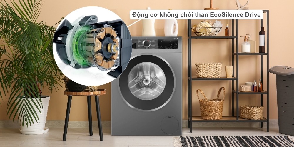 Máy Giặt WGG24401SG trang bị động cơ không chổi than EcoSilence Drive