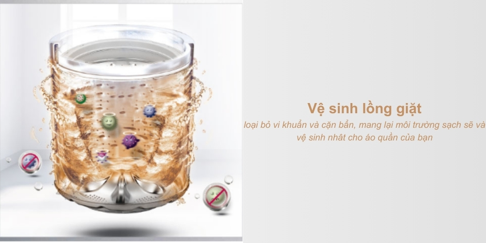 Máy Giặt Whirlpool VWIID1002FG giúp nâng cao tuổi thọ máy và hiệu quả giặt sạch