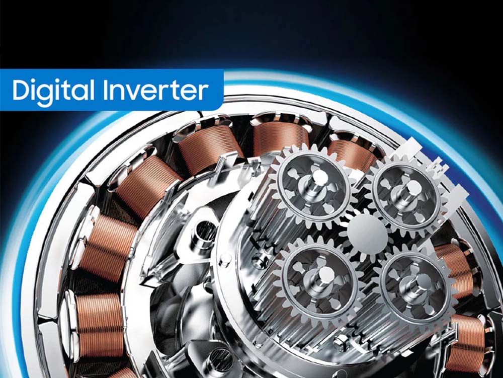 Samsung Inverter WD25DB8995BZSV vận hành bền bỉ, tiết kiệm điện năng