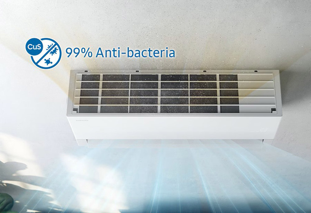 Bộ lọc phân tử đồng hỗ trợ ngăn chặn vi khuẩn và giữ không khí trong lành hơn