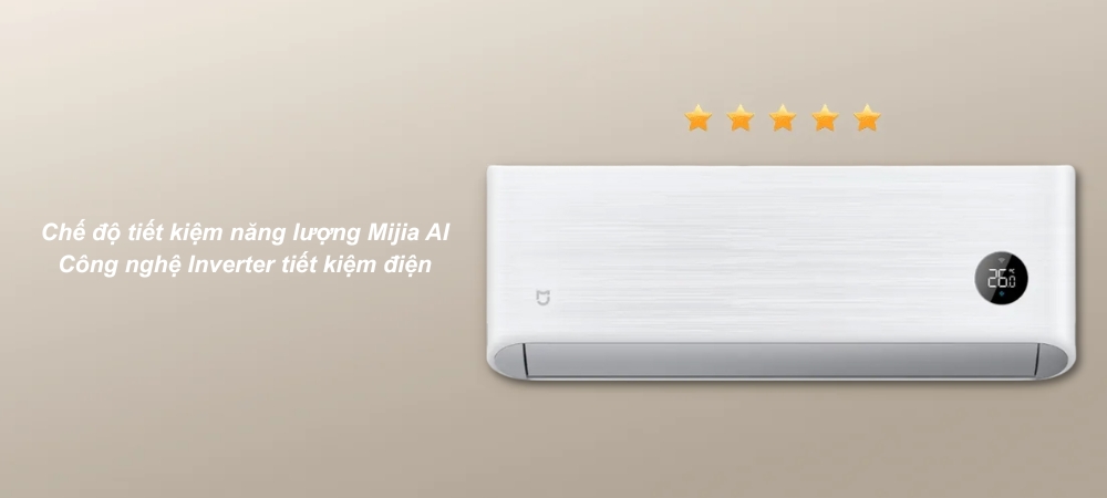 Công nghệ tiết kiệm điện giúp điều hòa Xiaomi Mijia Pro Eco vận hành hiệu quả