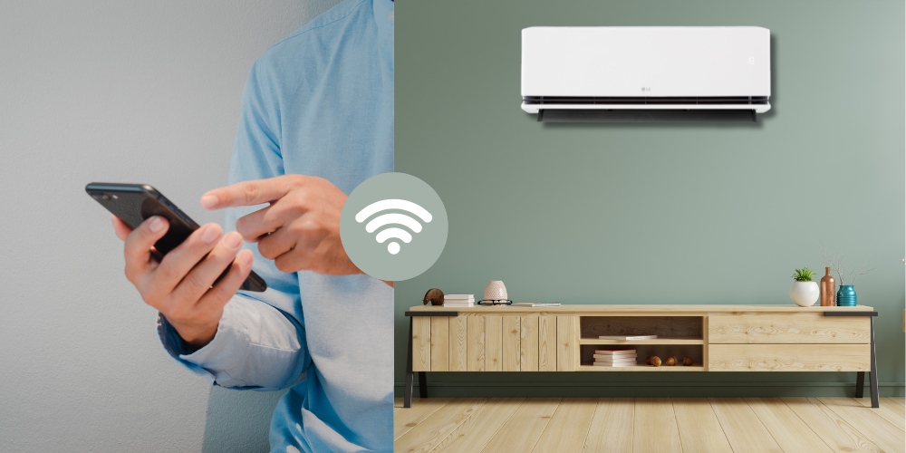 Điều khiển Máy Lạnh IDC09B2 từ xa ThinQ Wifi