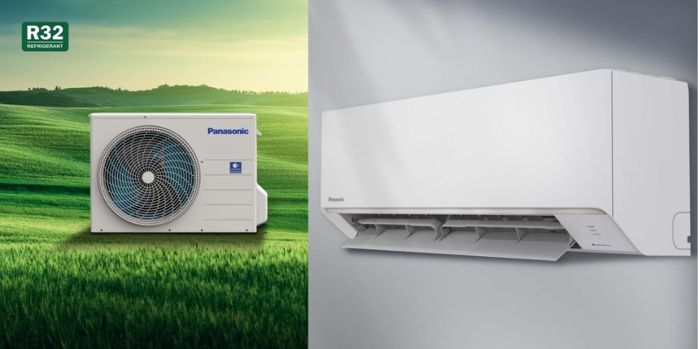 Máy lạnh 1.5 Hp CU/CS-N12AKH-8 sử dụng gas R32 thân thiện với môi trường 