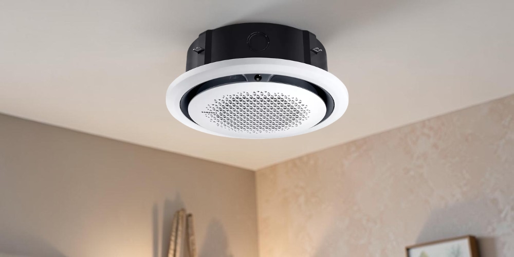 Máy Lạnh 360 Cassette AC052FE6DKF phân bổ luồng gió tròn đều, làm mát khắp không gian