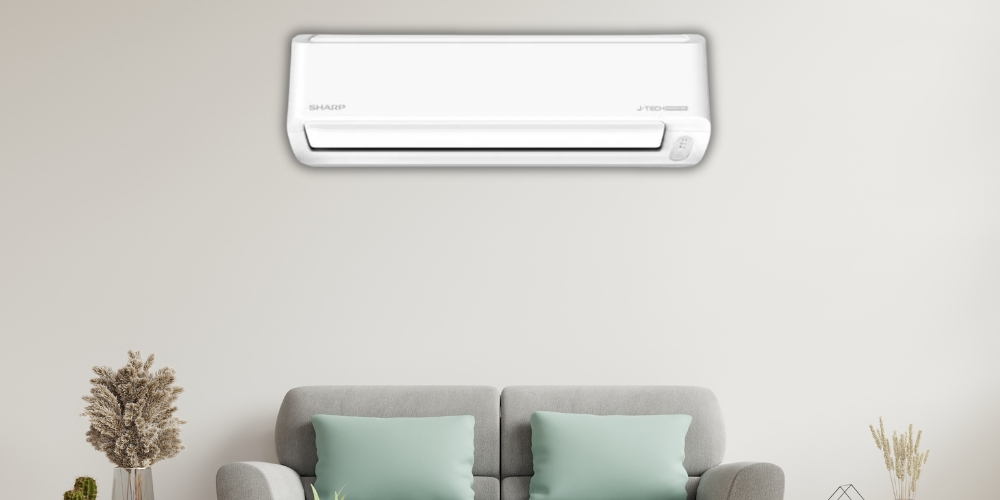 Máy lạnh AH-X13DEW kiểu dáng nhỏ gọn tông trắng tinh tế dễ dàng lắp đặt