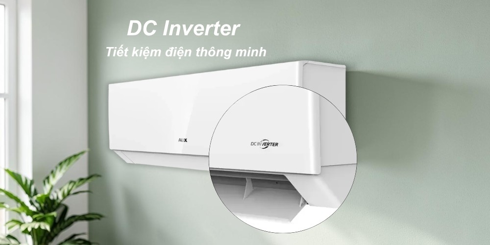 Máy Lạnh AUX AW10CAA4DI-5VN tích hợp công nghệ DC Inverter tiết kiệm điện