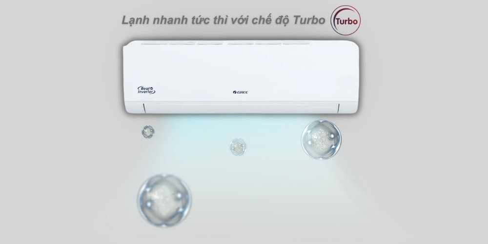 Máy Lạnh BD9CI làm mát nhanh với chế độ Turbo tiện lợi