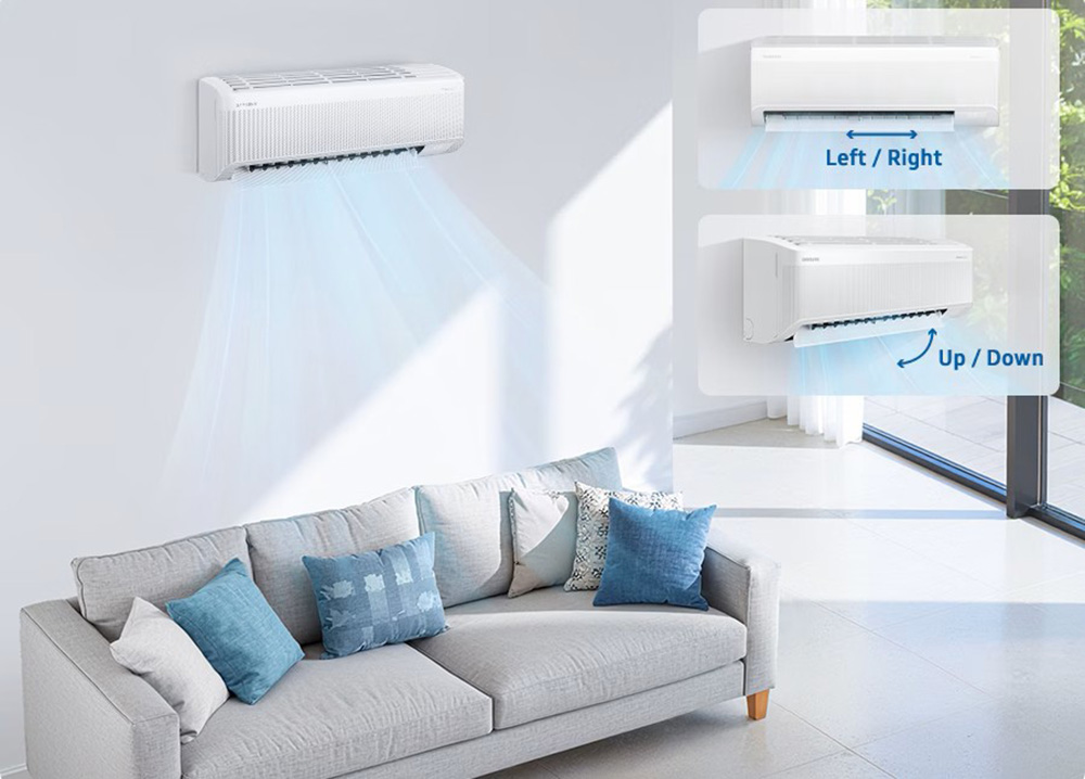 Máy Lạnh Bespoke AI AR60H18D1MW thổi gió 4 chiều