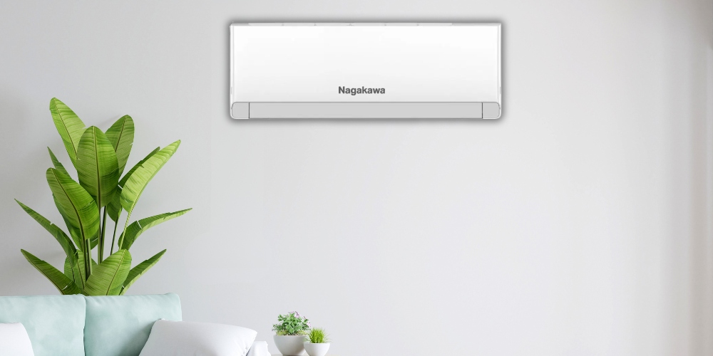 Máy Lạnh C09R2U86 kiểu dáng tối giản, gam trắng hiện đại