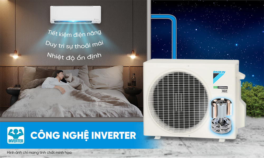 Máy Lạnh Daikin FTKM71AVMV vận hành êm ái và giảm hao phí điện năng
